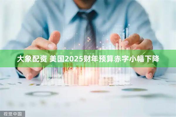 大象配资 美国2025财年预算赤字小幅下降